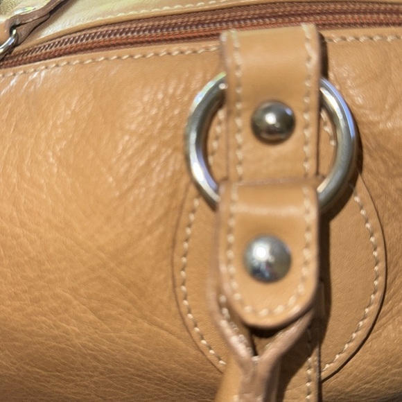 ▶️ Sundance ◀️ Catalog Lucia Satchel Italian  Leather Purse - Picture 9 of 11